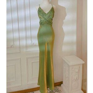 Elegant Green Prom Dress